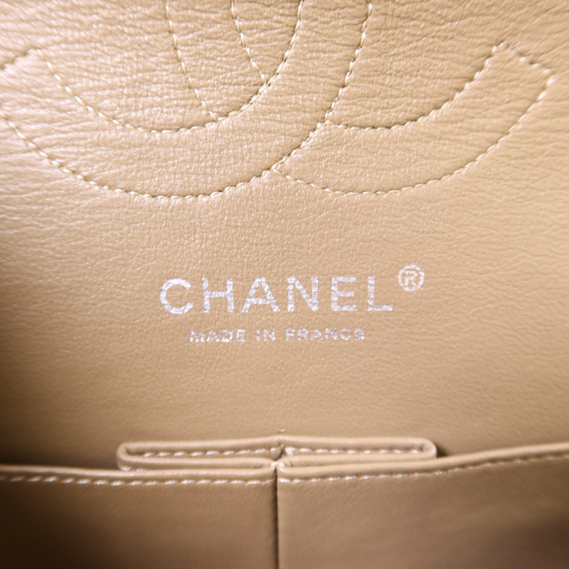 CHANEL 牛皮皮革Shoulder Bag銀扣鏈帶肩背袋-7