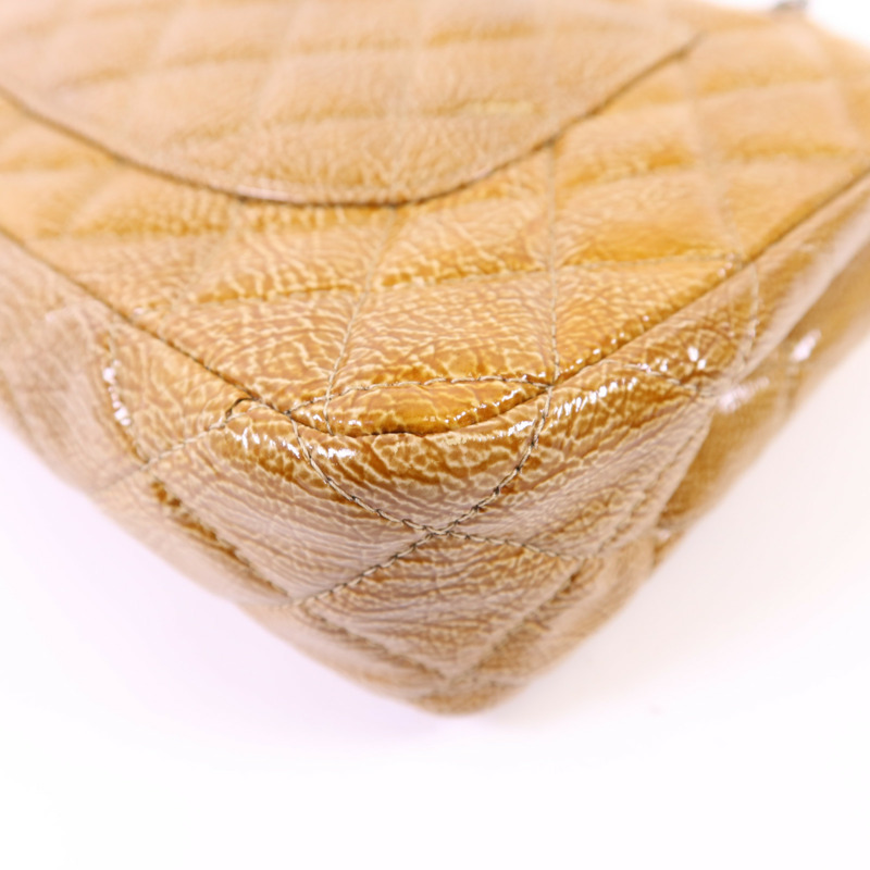 CHANEL 牛皮皮革Shoulder Bag銀扣鏈帶肩背袋-13