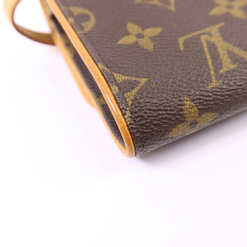 LOUIS VUITTON Monogram Pochette Twin GM金扣肩背袋-12