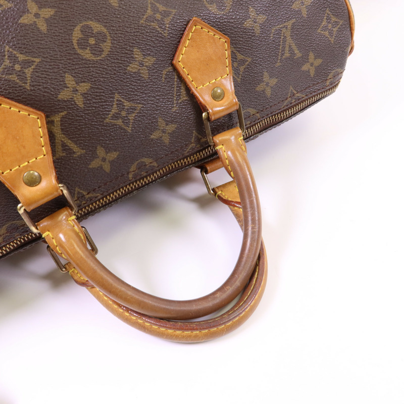 LOUIS VUITTON Monogram Speedy 35金扣手挽袋-4