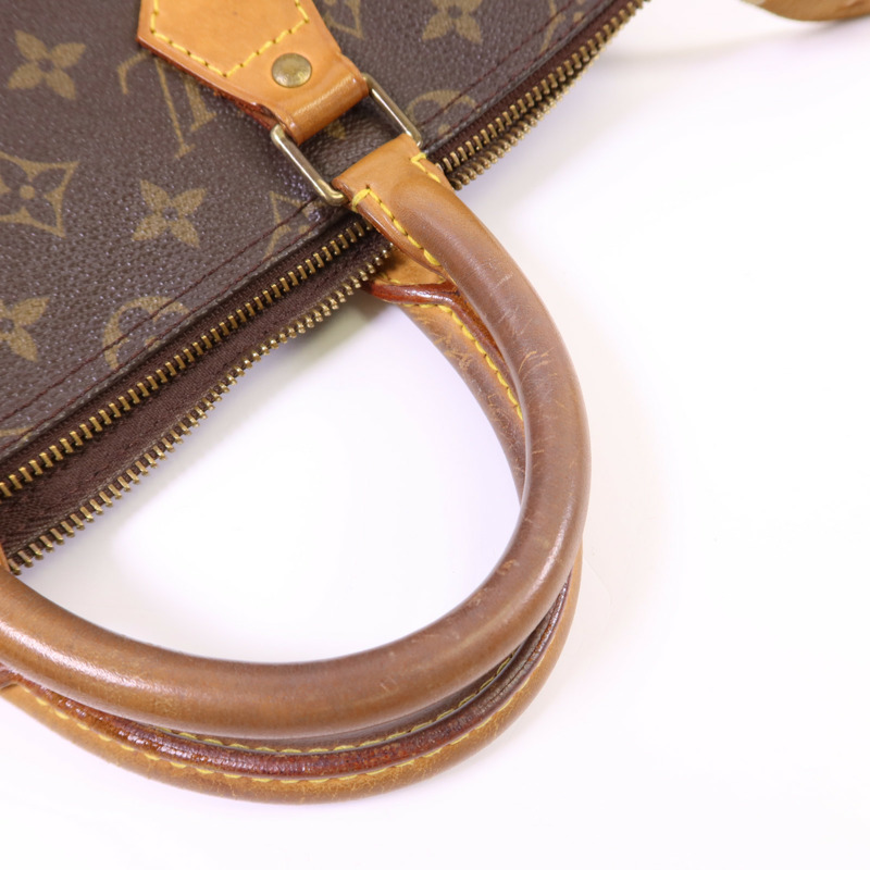 LOUIS VUITTON Monogram Speedy 35金扣手挽袋-16