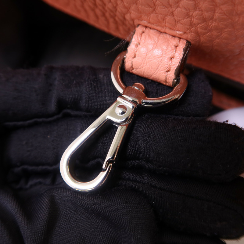 FENDI 牛皮皮革2 Way Shoulder Bag銀扣手挽肩背兩用袋-8