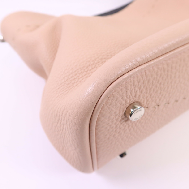 FENDI 牛皮皮革2 Way Shoulder Bag銀扣手挽肩背兩用袋-12