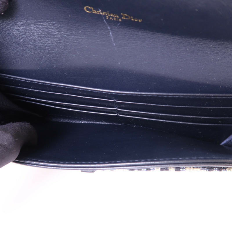 Dior 帆布Small Saddle Pouch金扣鏈帶肩背袋-5