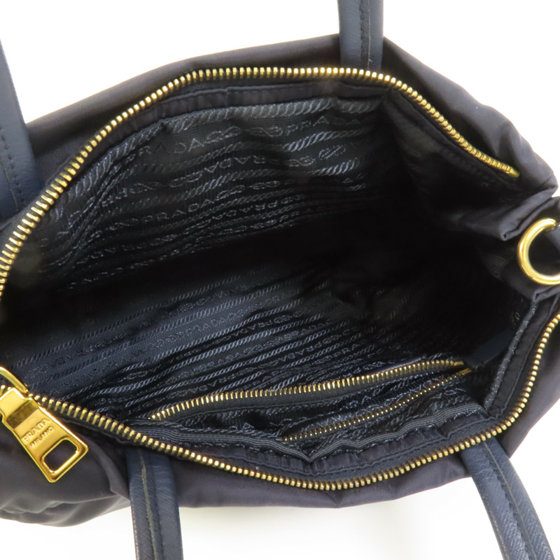 PRADA 尼龍Shoulder Tote金扣手挽肩背兩用袋-4