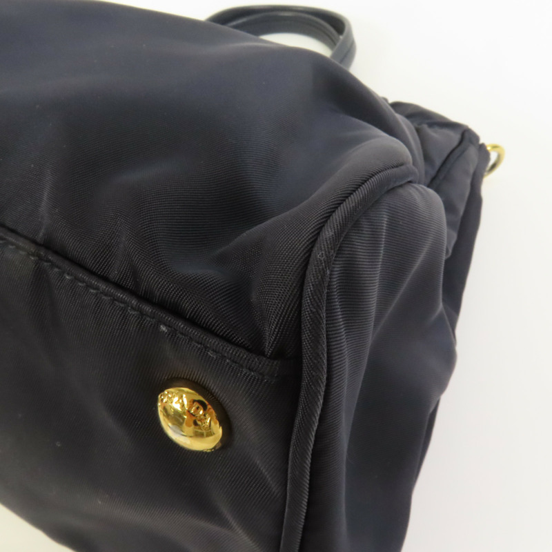 PRADA 尼龍Shoulder Tote金扣手挽肩背兩用袋-13