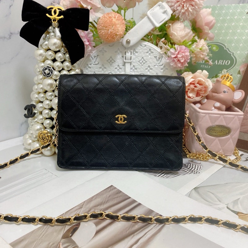 CHANEL 香奈兒經典雙C 信封包鏈條包🏅-3