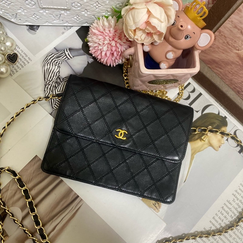CHANEL 香奈兒經典雙C 信封包鏈條包🏅-7
