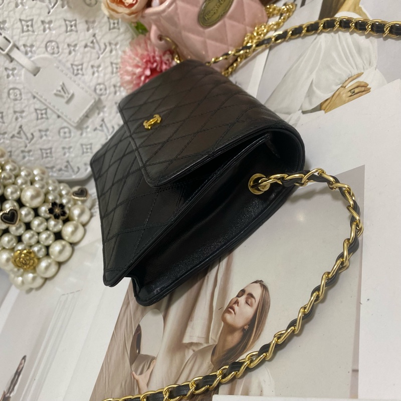 CHANEL 香奈兒經典雙C 信封包鏈條包🏅-10