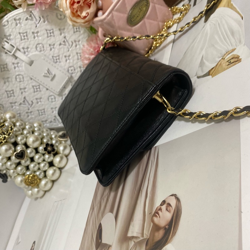 CHANEL 香奈兒經典雙C 信封包鏈條包🏅-11