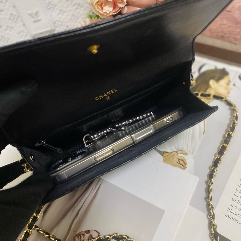 CHANEL 香奈兒經典雙C 信封包鏈條包🏅-23