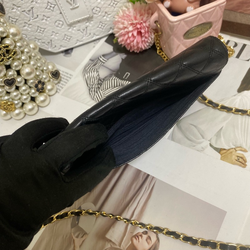CHANEL 香奈兒經典雙C 信封包鏈條包🏅-26