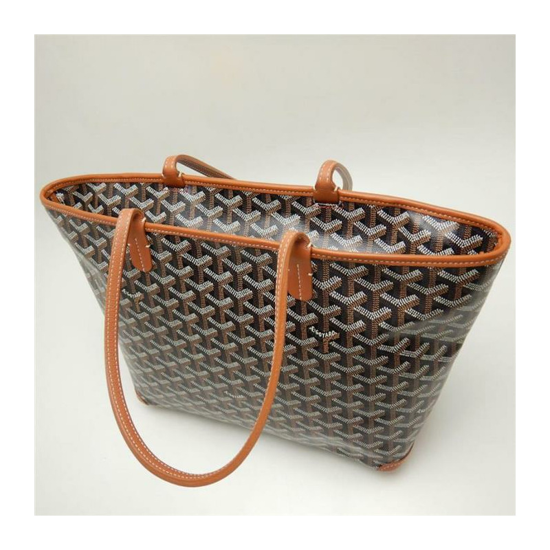 GOYARD Artua PM 單肩購物袋 黑色 棕褐色 ARTOISPMLTY01CL03P-7