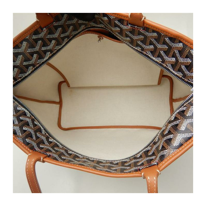 GOYARD Artua PM 單肩購物袋 黑色 棕褐色 ARTOISPMLTY01CL03P-9