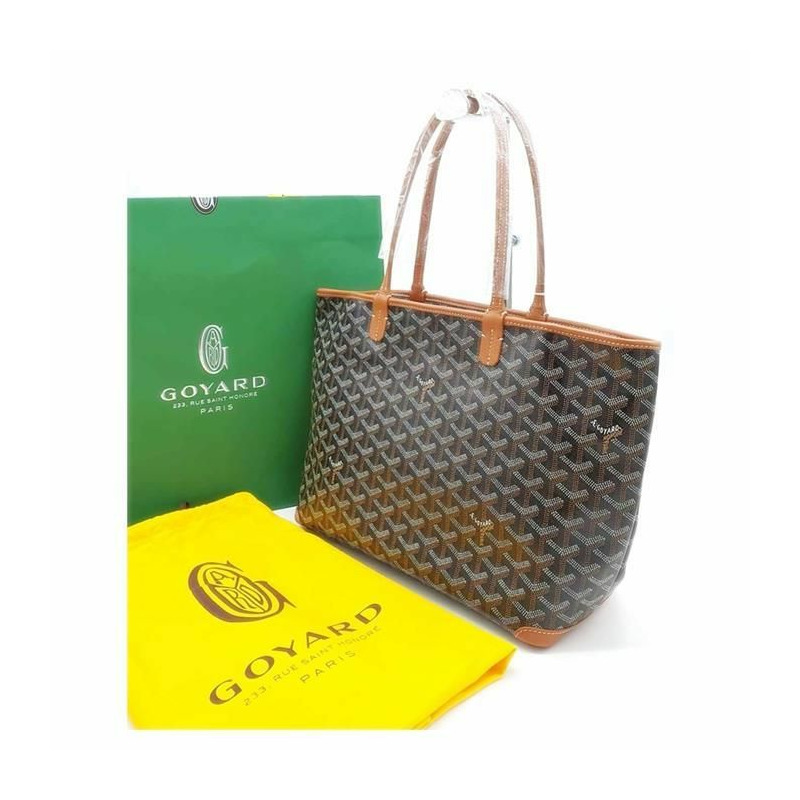 GOYARD Artua MM 單肩購物袋 黑色 棕褐色 ARTOISMMLTY01CL03P-12