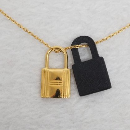 HERMES 鎖頭頸鏈-11