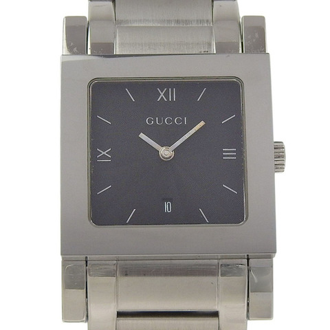 Gucci G Metro 7900M.1 女士腕錶，不鏽鋼石英指針式顯示，黑色錶盤