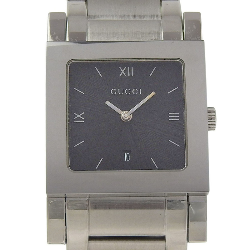 Gucci G Metro 7900M.1 女士腕錶,不鏽鋼石英指針式顯示,黑色錶盤-0