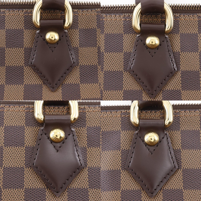 路易威登 Saleya PM 手提包 N51183 Damier 帆布 2007 棕色 VI4077 A5 拉鍊 女士-7