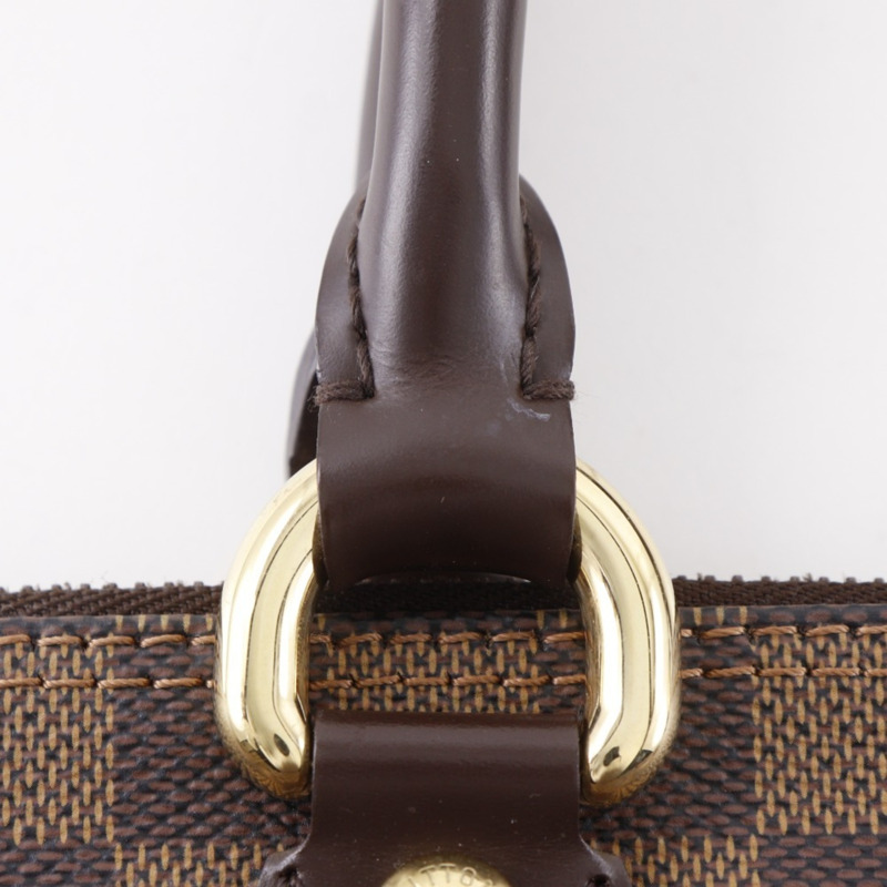 路易威登 Saleya PM 手提包 N51183 Damier 帆布 2007 棕色 VI4077 A5 拉鍊 女士-12