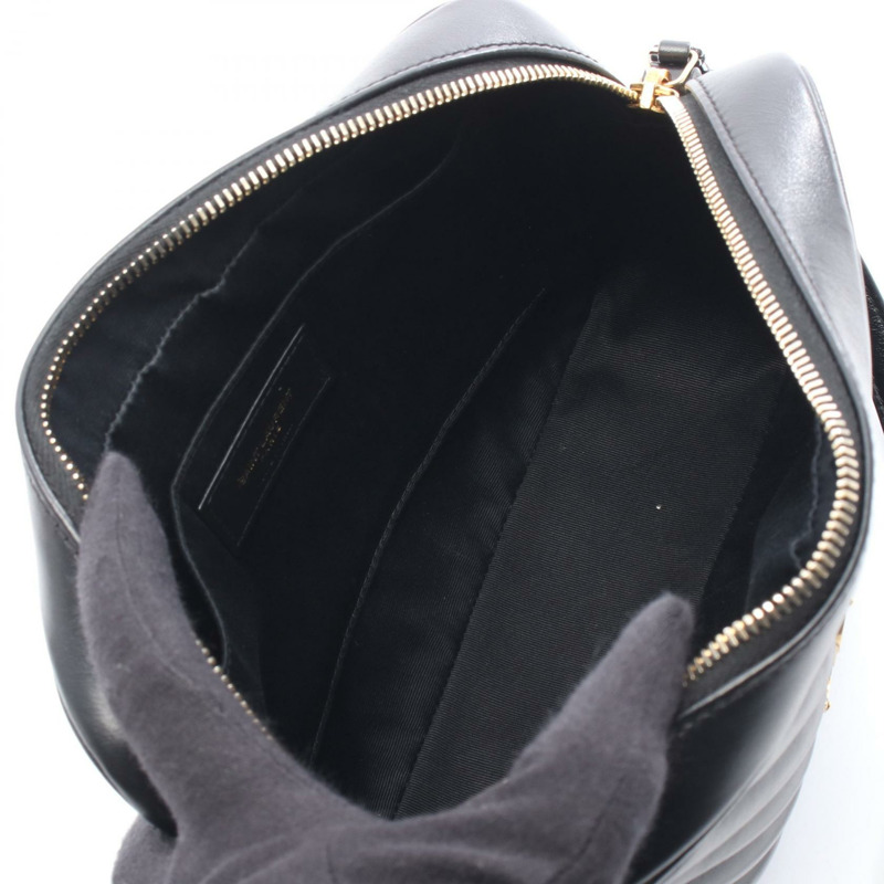 SAINT LAURENT PARIS LOU 肩挎斜背包 612544 黑色皮革 二手 女士-2