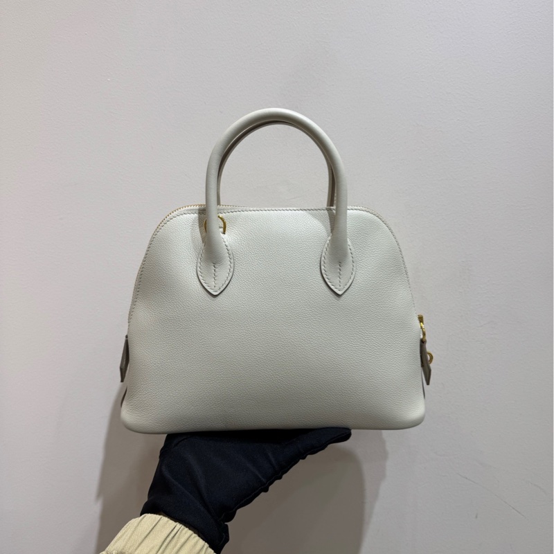 【附件：塵袋 99❤️】Hermes bolide25 冰川白金扣 EC皮 U刻-2