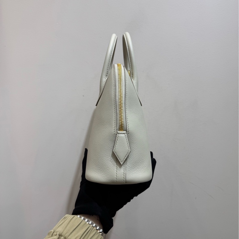 【附件：塵袋 99❤️】Hermes bolide25 冰川白金扣 EC皮 U刻-4