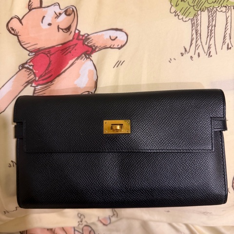 Hermes Kelly 金釦 長夾
