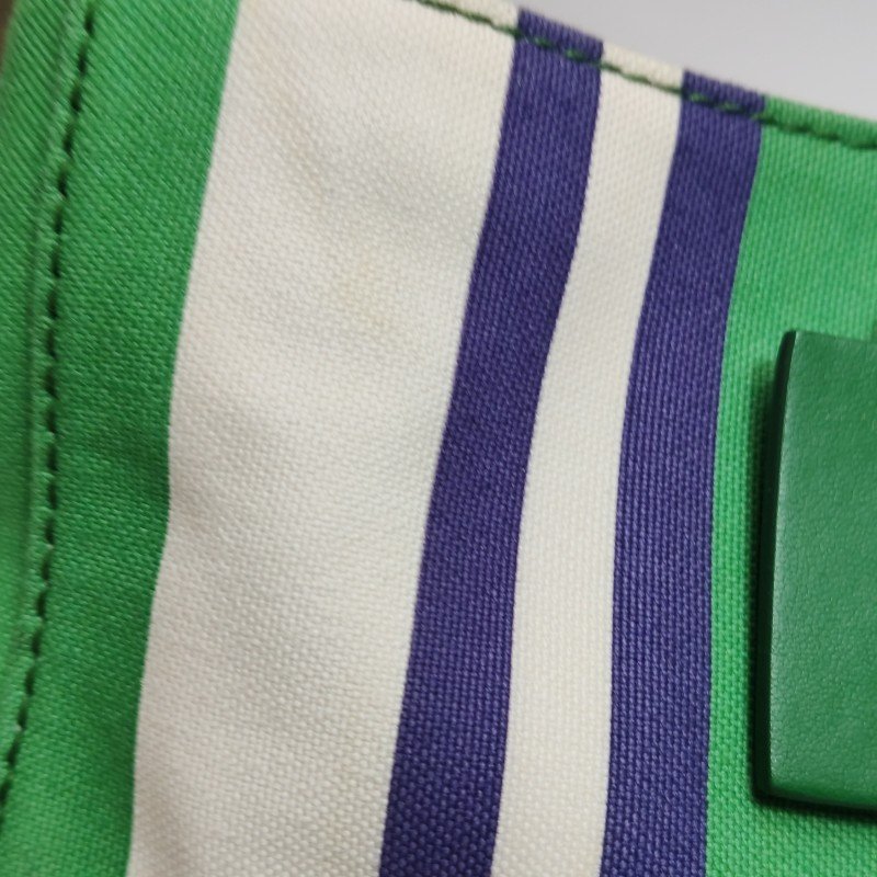 Miu Miu牛皮帆布撞色字母Logo斜挎包單肩包-13