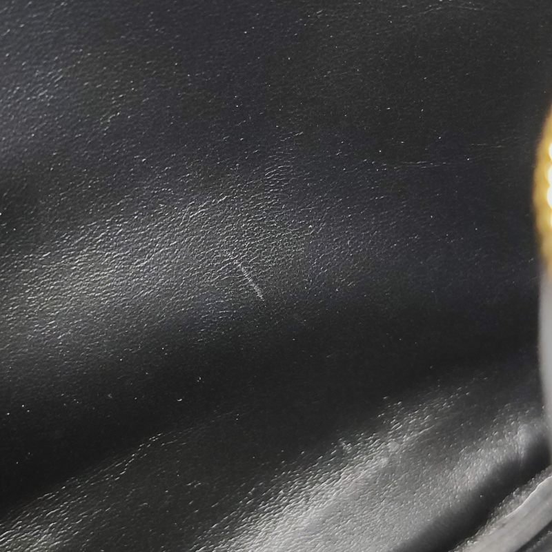 Hermes Trim Duo24金屬扣斜挎包Evergrain牛皮金扣89黑色D刻-11