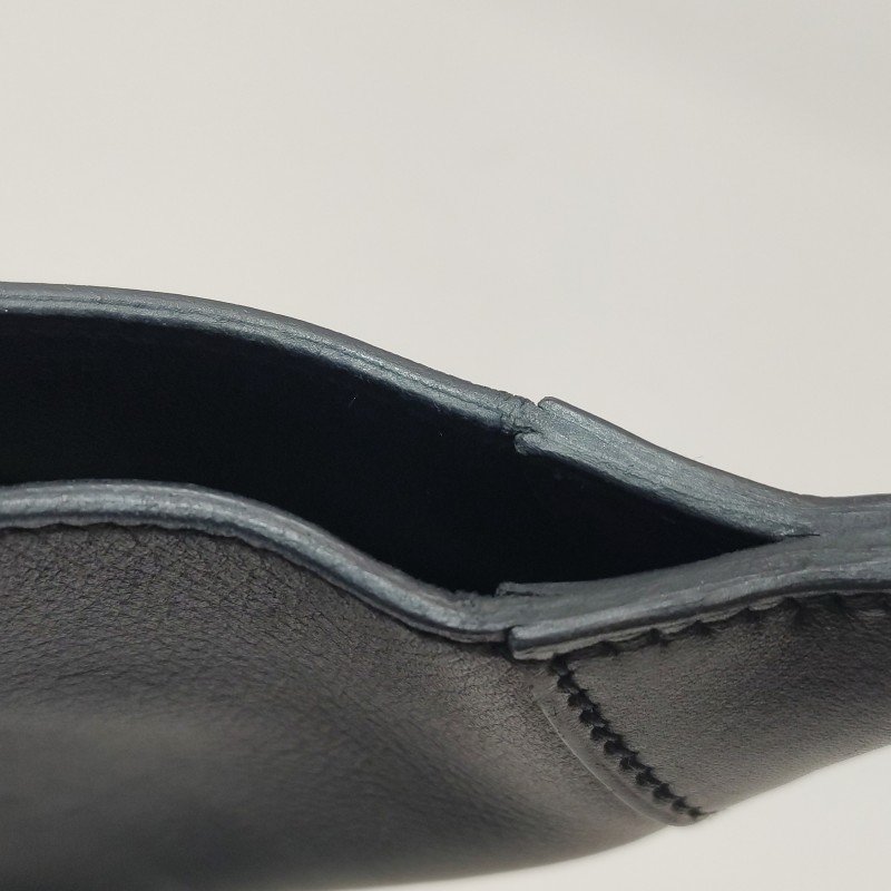 Hermes Trim Duo24金屬扣斜挎包Evergrain牛皮金扣89黑色D刻-23