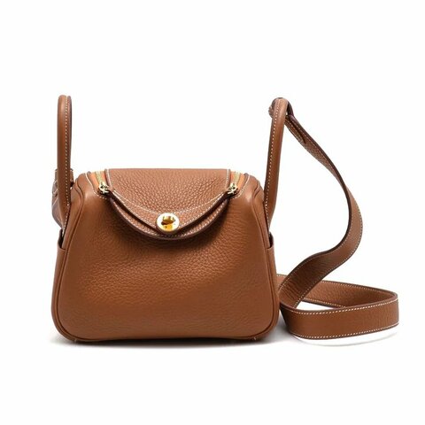 HERMES Mini lindy - 金棕金 B
