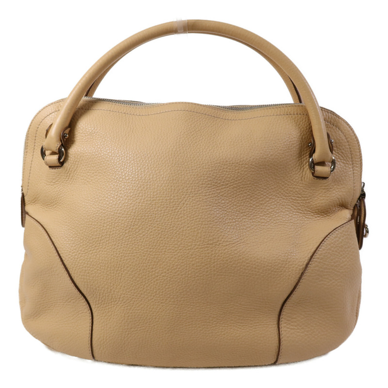 Salvatore Ferragamo 牛皮皮革Hand Bag銀扣手挽袋-2