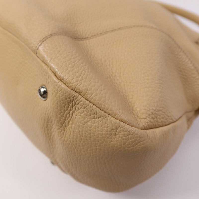 Salvatore Ferragamo 牛皮皮革Hand Bag銀扣手挽袋-10