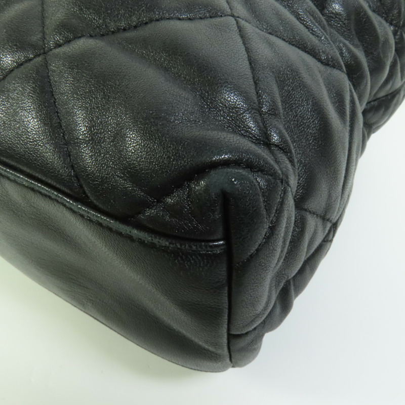 CHANEL 牛皮皮革Chain Tote金扣手挽肩背兩用袋-14