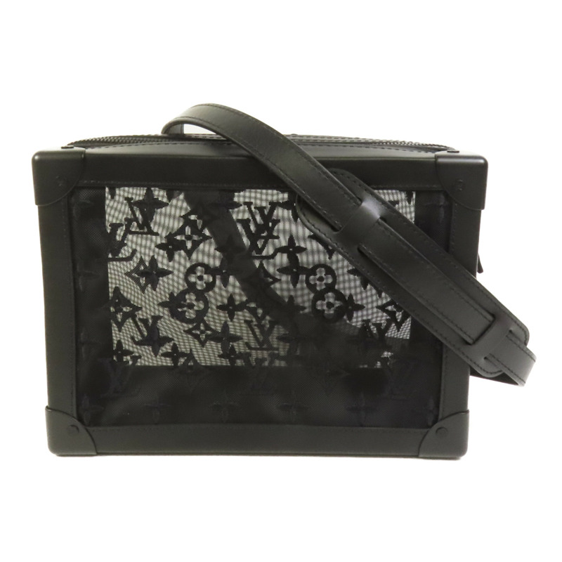 LOUIS VUITTON Monogram Mesh Soft Trunk肩背袋-0