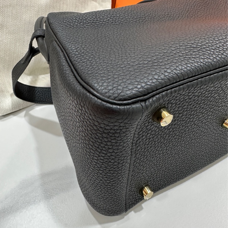 Hermès Lindy 26 黑色金釦 手提包/肩背包 A刻-5