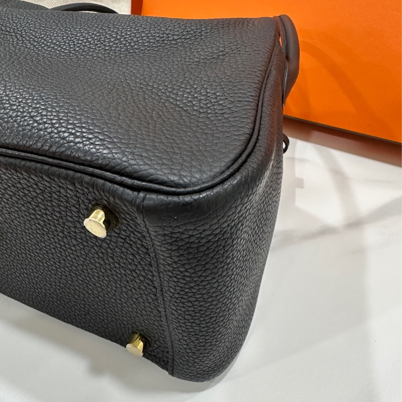 Hermès Lindy 26 黑色金釦 手提包/肩背包 A刻-6