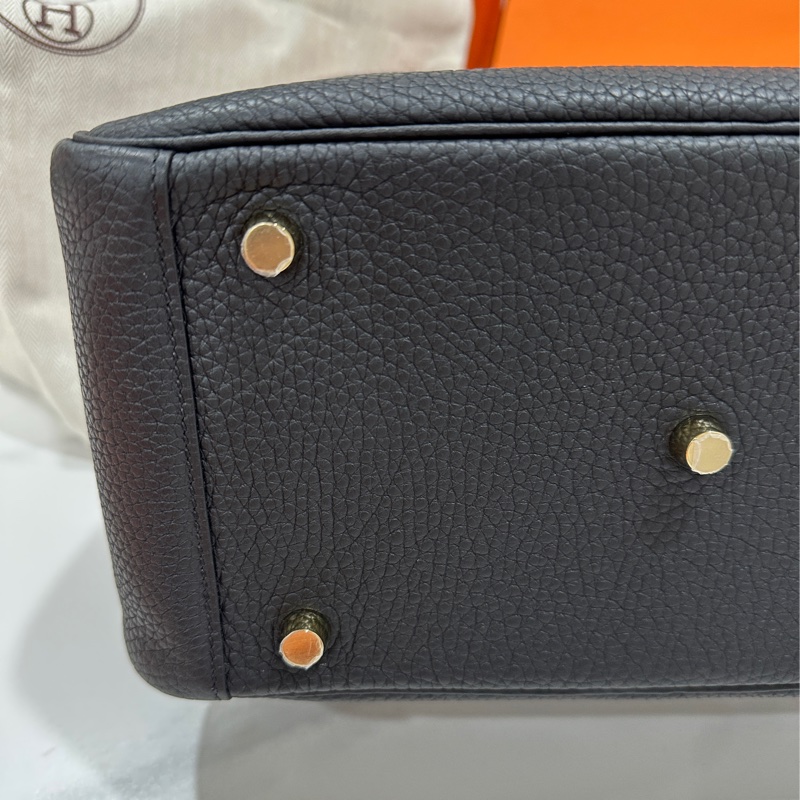 Hermès Lindy 26 黑色金釦 手提包/肩背包 A刻-10