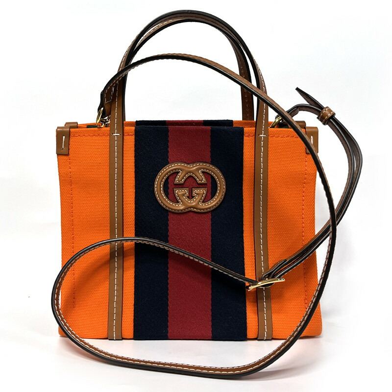 GUCCI 迷你互扣 G 手提袋 727735 FABCL 7574-3