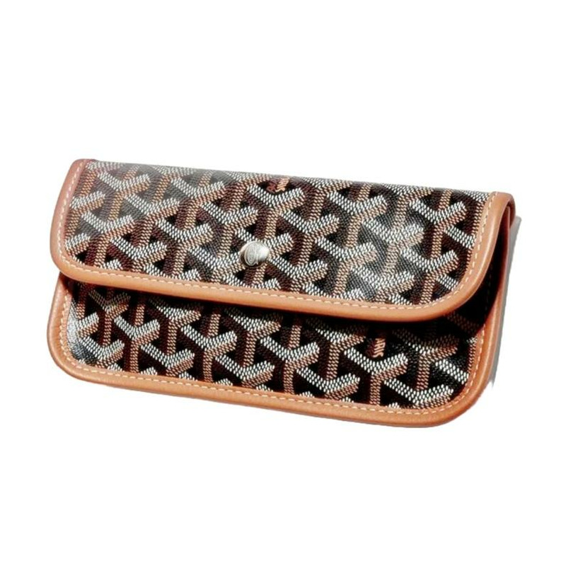 GOYARD Saint Louis PM 單肩購物袋 黑色/棕褐色-10