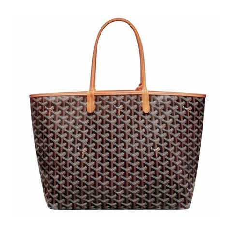 GOYARD Saint Louis PM 單肩購物袋 黑色/棕褐色