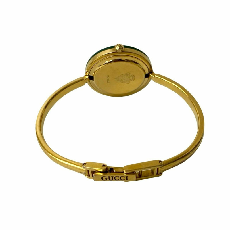 GUCCI Vintage Change Bezel S Sherry Line GP Plastic Watch Women's Gold 40917-3