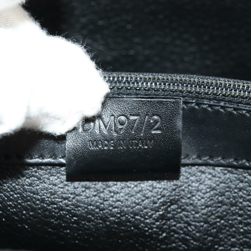 【日本直送】CELINE Macadam帆布手提包 PVC皮革 2way 黑色金色 Auth 156450V-10