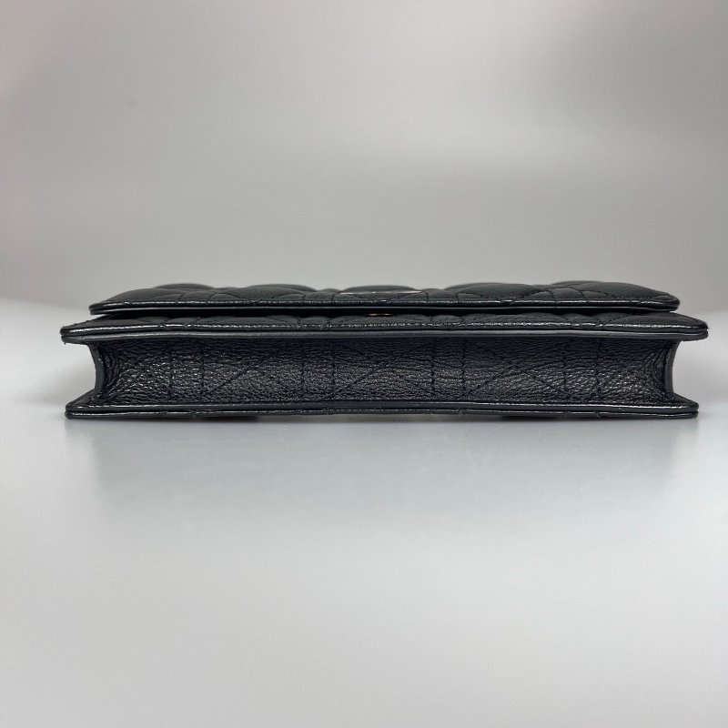 DIOR 黑CARO 金鍊WOC 包-4