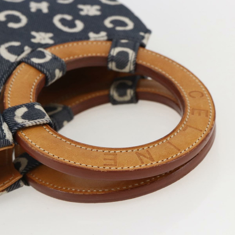 【日本直送】CELINE C Macadam 帆布手提包 藍色 正品 157772V-6