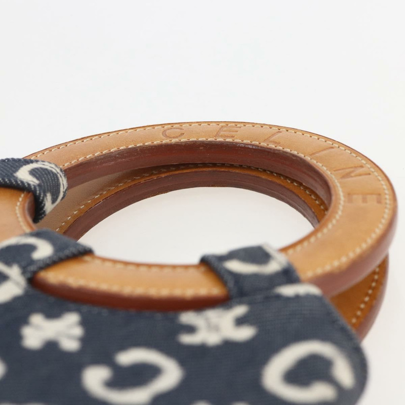 【日本直送】CELINE C Macadam 帆布手提包 藍色 正品 157772V-7