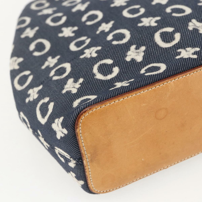 【日本直送】CELINE C Macadam 帆布手提包 藍色 正品 157772V-13