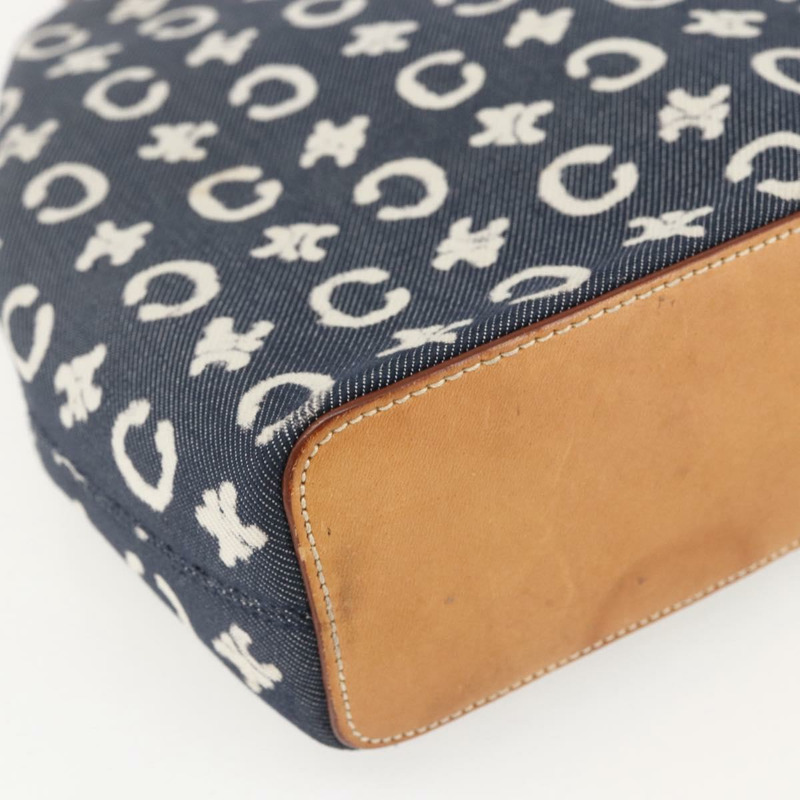 【日本直送】CELINE C Macadam 帆布手提包 藍色 正品 157772V-15