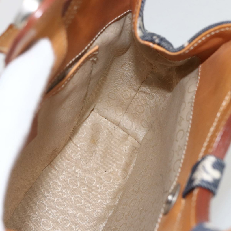 【日本直送】CELINE C Macadam 帆布手提包 藍色 正品 157772V-17